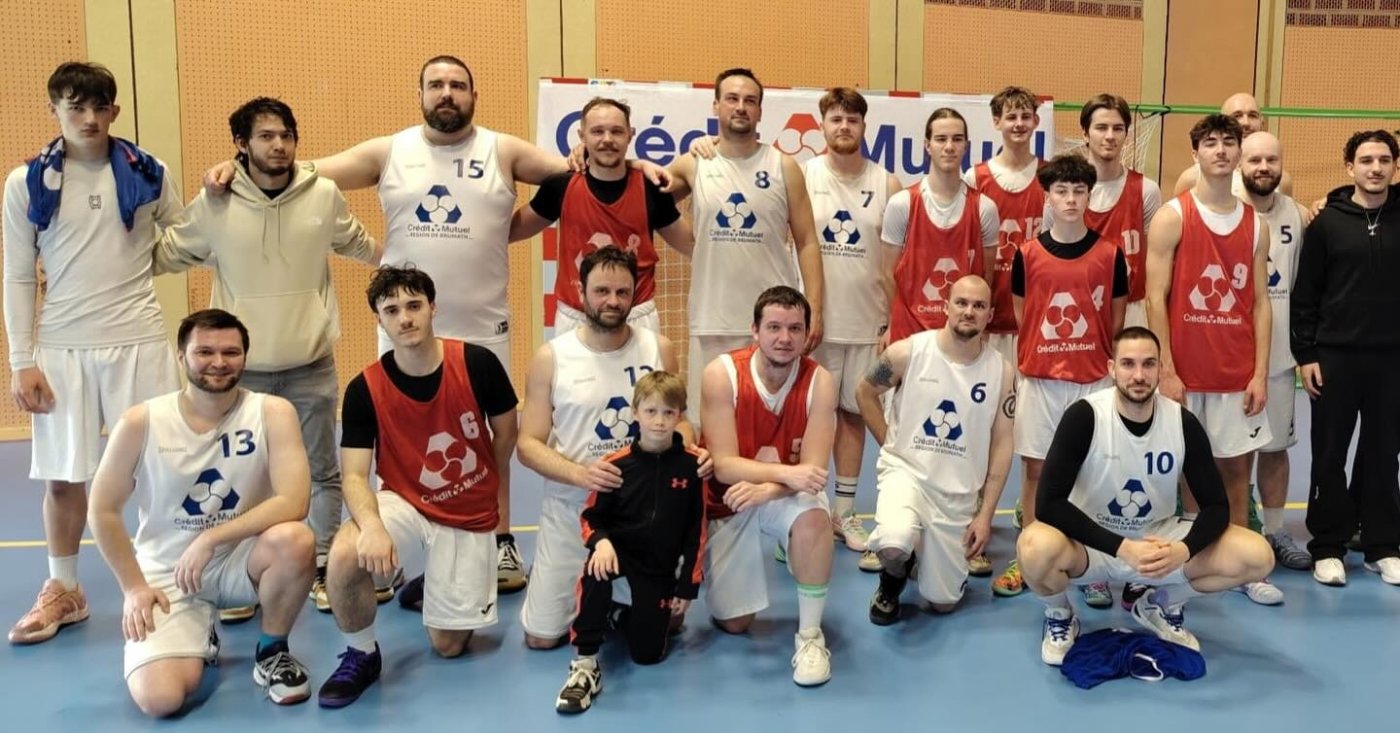 Nos Séniors masculins en 1/2 finales de Coupe d'encouragement!