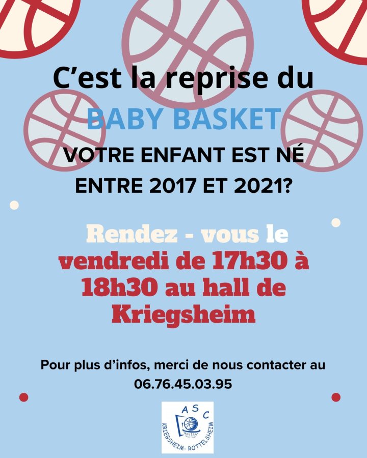 Reprise du baby basket